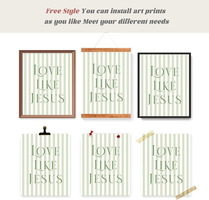 Coquette Yellow Bow Jesus Wall Art Decor Posters, Butter Yellow Bow Christian Room Bedroom Bathroom Dorm Wall Art Decor Aesthetic for College Teen Girls Gifts, Inspirational Bible Verses Bow Wall Decor, 10x8 Inch Set of 4 Bow Pictures(UNFRAMED)