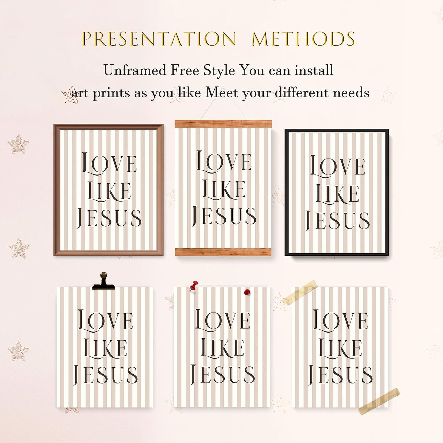 Coquette Yellow Bow Jesus Wall Art Decor Posters, Butter Yellow Bow Christian Room Bedroom Bathroom Dorm Wall Art Decor Aesthetic for College Teen Girls Gifts, Inspirational Bible Verses Bow Wall Decor, 10x8 Inch Set of 4 Bow Pictures(UNFRAMED)