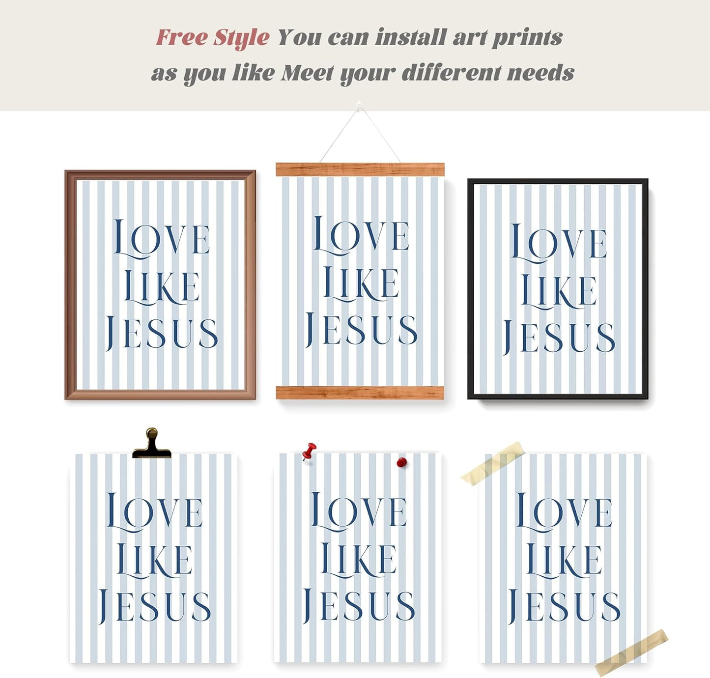 Coquette Yellow Bow Jesus Wall Art Decor Posters, Butter Yellow Bow Christian Room Bedroom Bathroom Dorm Wall Art Decor Aesthetic for College Teen Girls Gifts, Inspirational Bible Verses Bow Wall Decor, 10x8 Inch Set of 4 Bow Pictures(UNFRAMED)