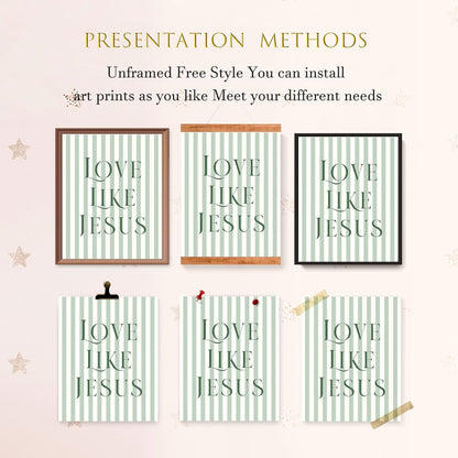 Coquette Yellow Bow Jesus Wall Art Decor Posters, Butter Yellow Bow Christian Room Bedroom Bathroom Dorm Wall Art Decor Aesthetic for College Teen Girls Gifts, Inspirational Bible Verses Bow Wall Decor, 10x8 Inch Set of 4 Bow Pictures(UNFRAMED)