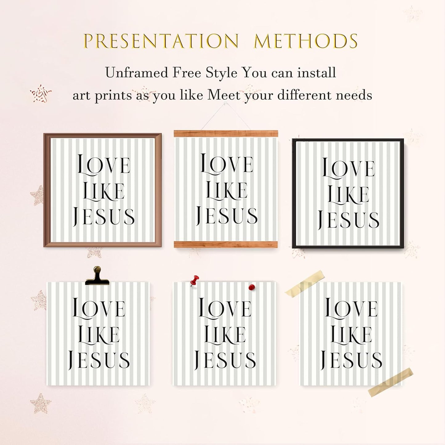 Coquette Yellow Bow Jesus Wall Art Decor Posters, Butter Yellow Bow Christian Room Bedroom Bathroom Dorm Wall Art Decor Aesthetic for College Teen Girls Gifts, Inspirational Bible Verses Bow Wall Decor, 10x8 Inch Set of 4 Bow Pictures(UNFRAMED)