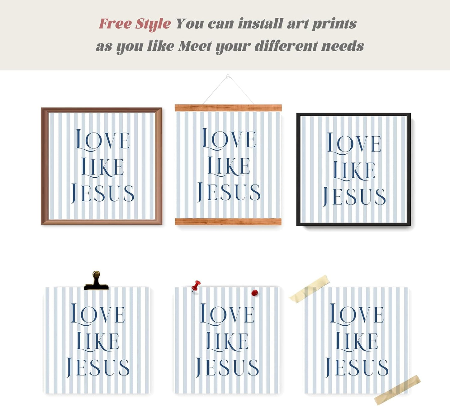 Coquette Yellow Bow Jesus Wall Art Decor Posters, Butter Yellow Bow Christian Room Bedroom Bathroom Dorm Wall Art Decor Aesthetic for College Teen Girls Gifts, Inspirational Bible Verses Bow Wall Decor, 10x8 Inch Set of 4 Bow Pictures(UNFRAMED)