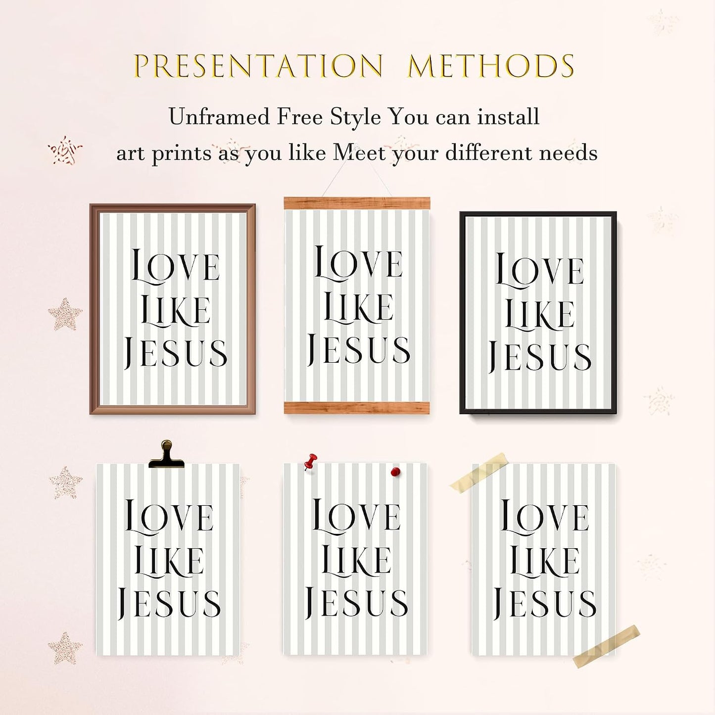 Coquette Yellow Bow Jesus Wall Art Decor Posters, Butter Yellow Bow Christian Room Bedroom Bathroom Dorm Wall Art Decor Aesthetic for College Teen Girls Gifts, Inspirational Bible Verses Bow Wall Decor, 10x8 Inch Set of 4 Bow Pictures(UNFRAMED)