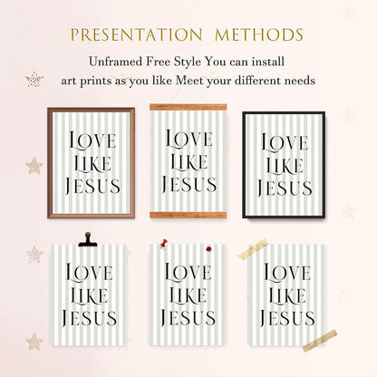 Coquette Yellow Bow Jesus Wall Art Decor Posters, Butter Yellow Bow Christian Room Bedroom Bathroom Dorm Wall Art Decor Aesthetic for College Teen Girls Gifts, Inspirational Bible Verses Bow Wall Decor, 10x8 Inch Set of 4 Bow Pictures(UNFRAMED)