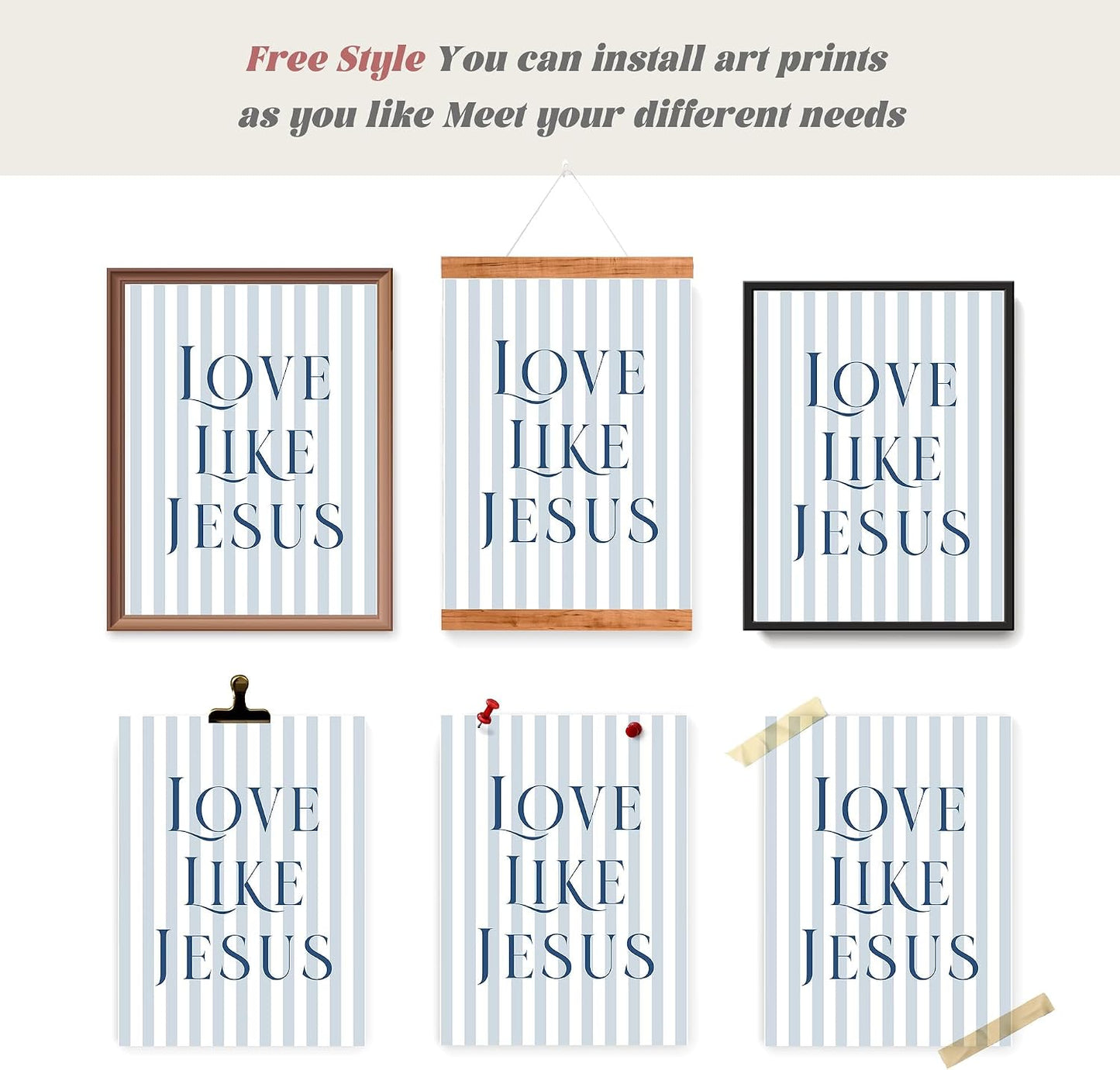 Coquette Yellow Bow Jesus Wall Art Decor Posters, Butter Yellow Bow Christian Room Bedroom Bathroom Dorm Wall Art Decor Aesthetic for College Teen Girls Gifts, Inspirational Bible Verses Bow Wall Decor, 10x8 Inch Set of 4 Bow Pictures(UNFRAMED)