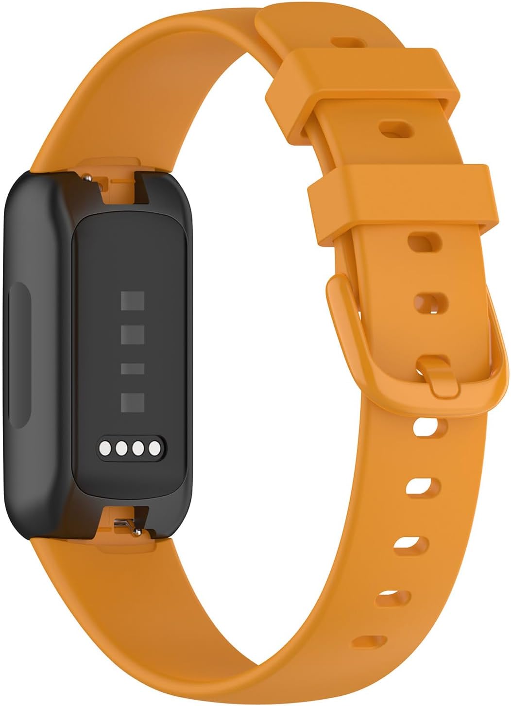 Compatible with Fitbit Inspire 3 Bands for Women Men, Soft Silicone Replacement Band for Fitbit Inspire 3 Smartwatch. (Small(5.5"-8.1"), Yellow)