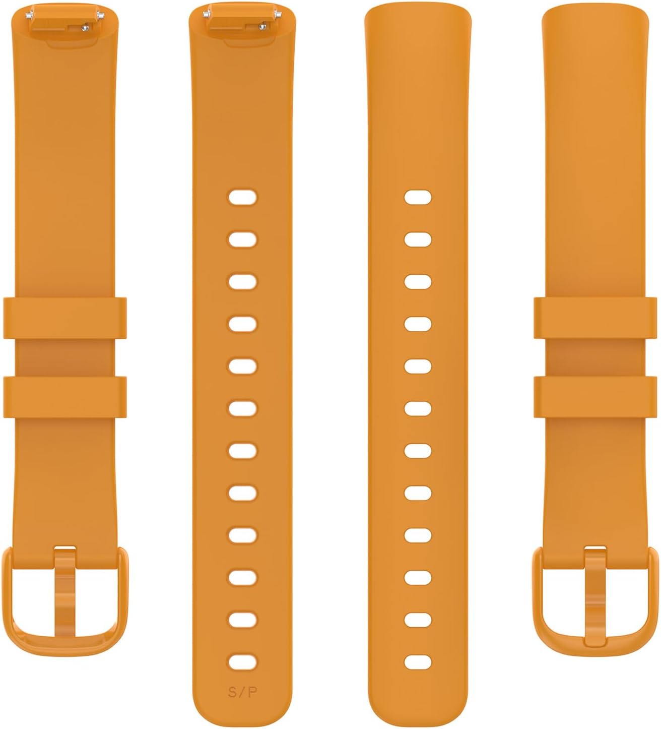 Compatible with Fitbit Inspire 3 Bands for Women Men, Soft Silicone Replacement Band for Fitbit Inspire 3 Smartwatch. (Small(5.5"-8.1"), Yellow)