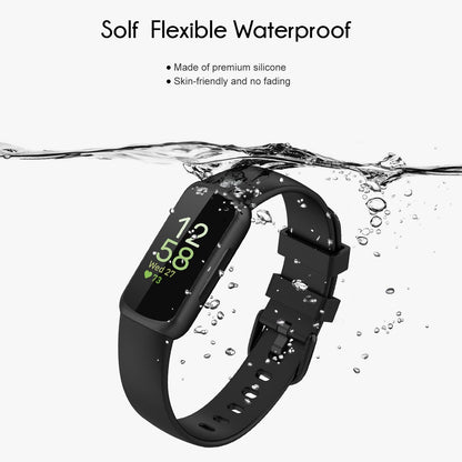 Compatible with Fitbit Inspire 3 Bands for Women Men, Soft Silicone Replacement Band for Fitbit Inspire 3 Smartwatch. (Small(5.5"-8.1"), Yellow)