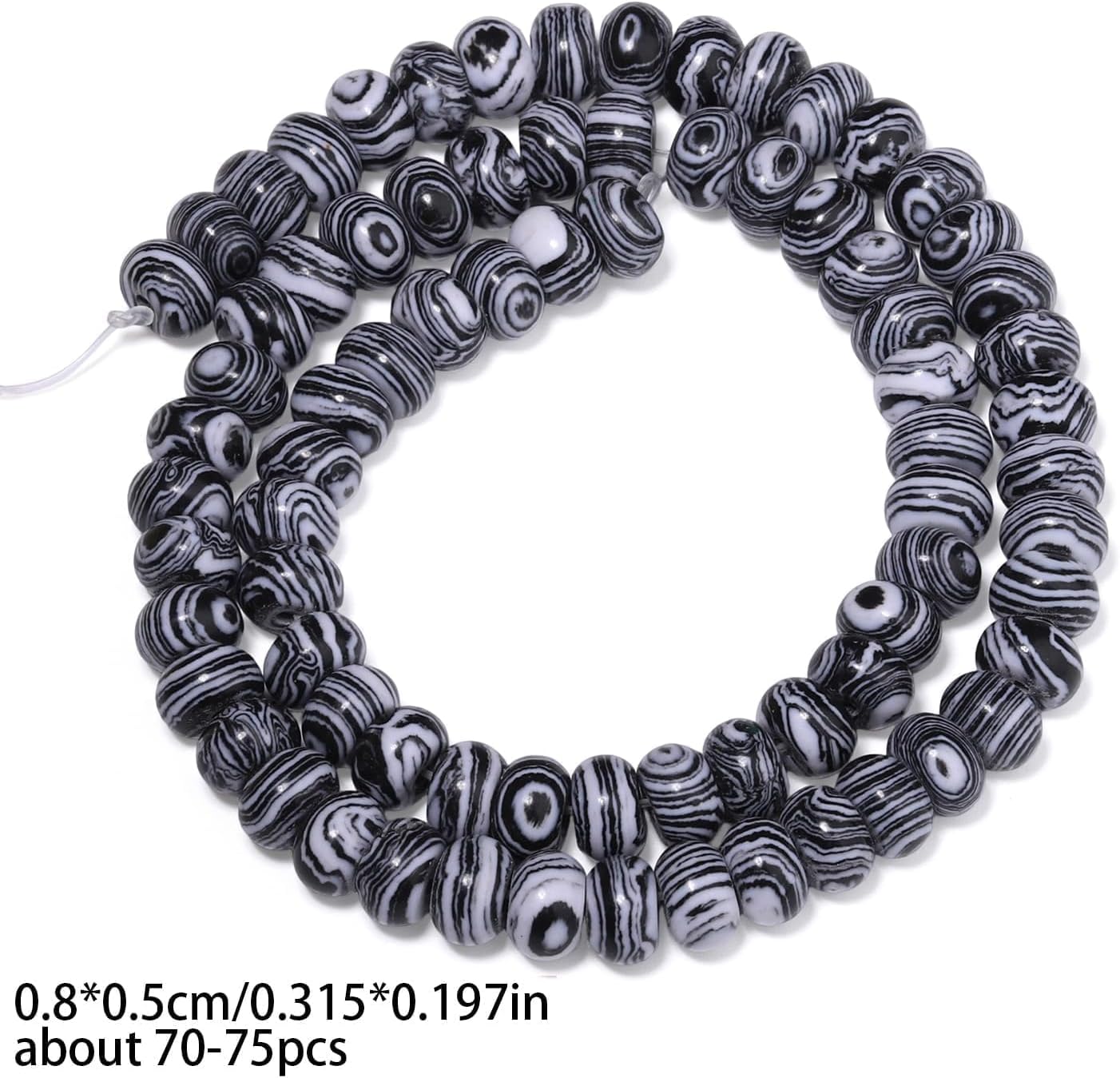 5x8mm Natural Green Lemon Jade Stone Rondelle Beads, 75PCS Spacer Round Loose Abacus Beads for Jewelry Making, Gemstone for Bracelet Necklace Earrings, Arts and Crafts