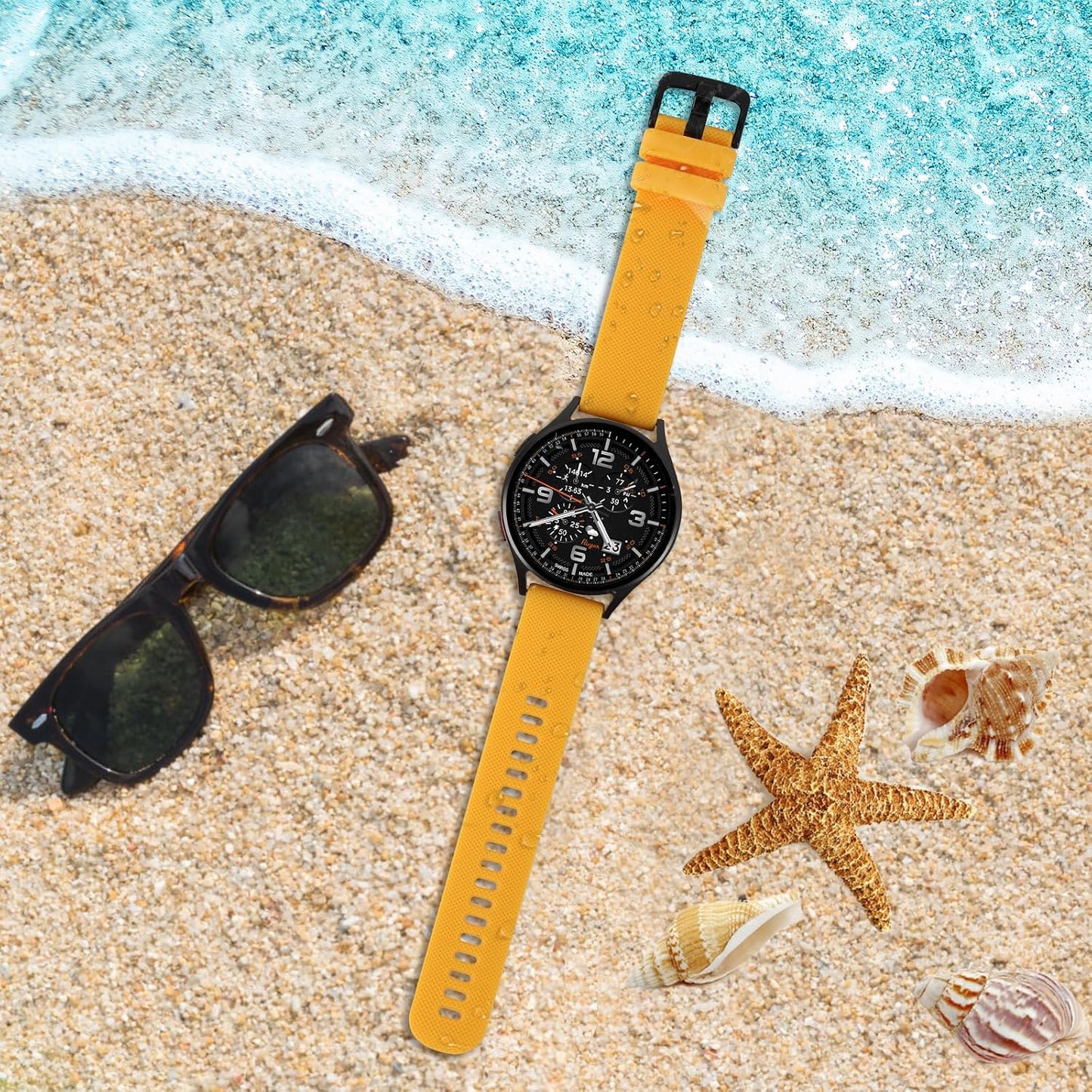 Silicone Watch Band Soft Rubber Quick Release Watch Strap Waterproof Replacement Strap 16mm 18mm 20mm 22mm Multi-color Available