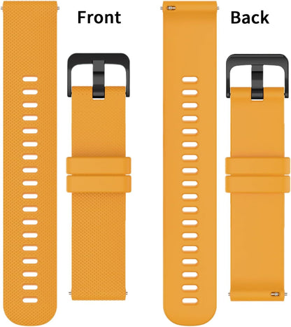 Silicone Watch Band Soft Rubber Quick Release Watch Strap Waterproof Replacement Strap 16mm 18mm 20mm 22mm Multi-color Available