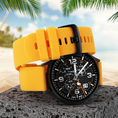 Silicone Watch Band Soft Rubber Quick Release Watch Strap Waterproof Replacement Strap 16mm 18mm 20mm 22mm Multi-color Available