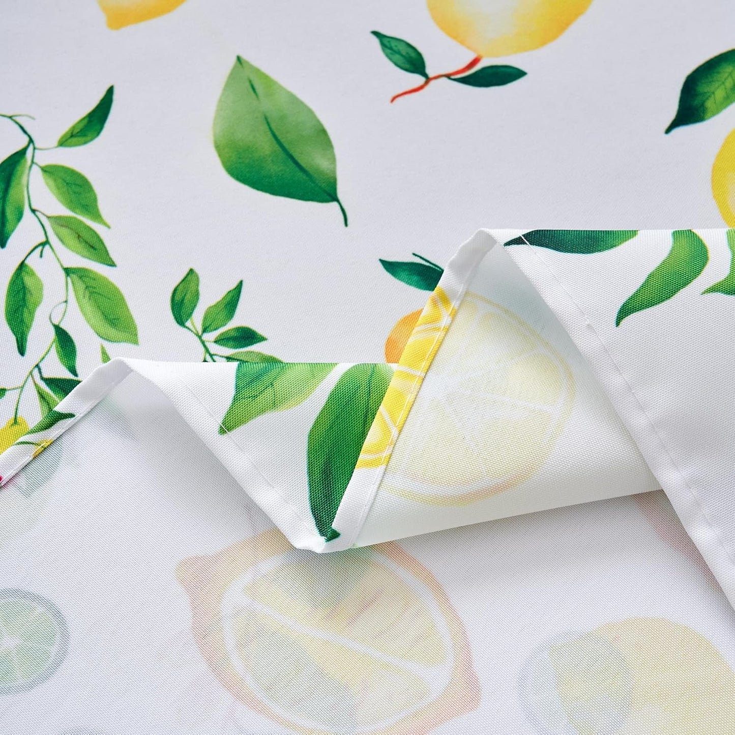 Lemon 52x70 Tablecloth Rectangle Yellow Lemonade Table Cloth- Oblong Polyester Fabric Summer Lemon-themed Table Cover Washable Waterproof Stain-Resistant for Outdoor Party Picnic Kitchen Dining