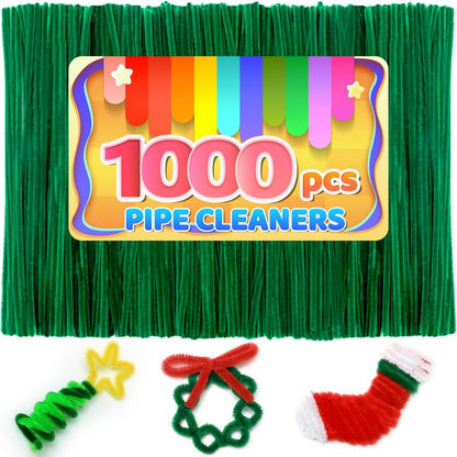 200pcs Yellow Pipe Cleaners, Chenille Stems, Pipe Cleaners for Crafts, Pipe Cleaner Crafts, Art and Craft Supplies.