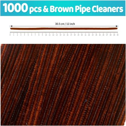 200pcs Yellow Pipe Cleaners, Chenille Stems, Pipe Cleaners for Crafts, Pipe Cleaner Crafts, Art and Craft Supplies.