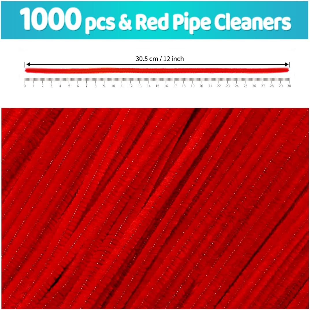 200pcs Yellow Pipe Cleaners, Chenille Stems, Pipe Cleaners for Crafts, Pipe Cleaner Crafts, Art and Craft Supplies.