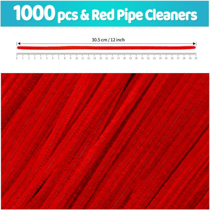200pcs Yellow Pipe Cleaners, Chenille Stems, Pipe Cleaners for Crafts, Pipe Cleaner Crafts, Art and Craft Supplies.