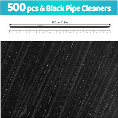 200pcs Yellow Pipe Cleaners, Chenille Stems, Pipe Cleaners for Crafts, Pipe Cleaner Crafts, Art and Craft Supplies.