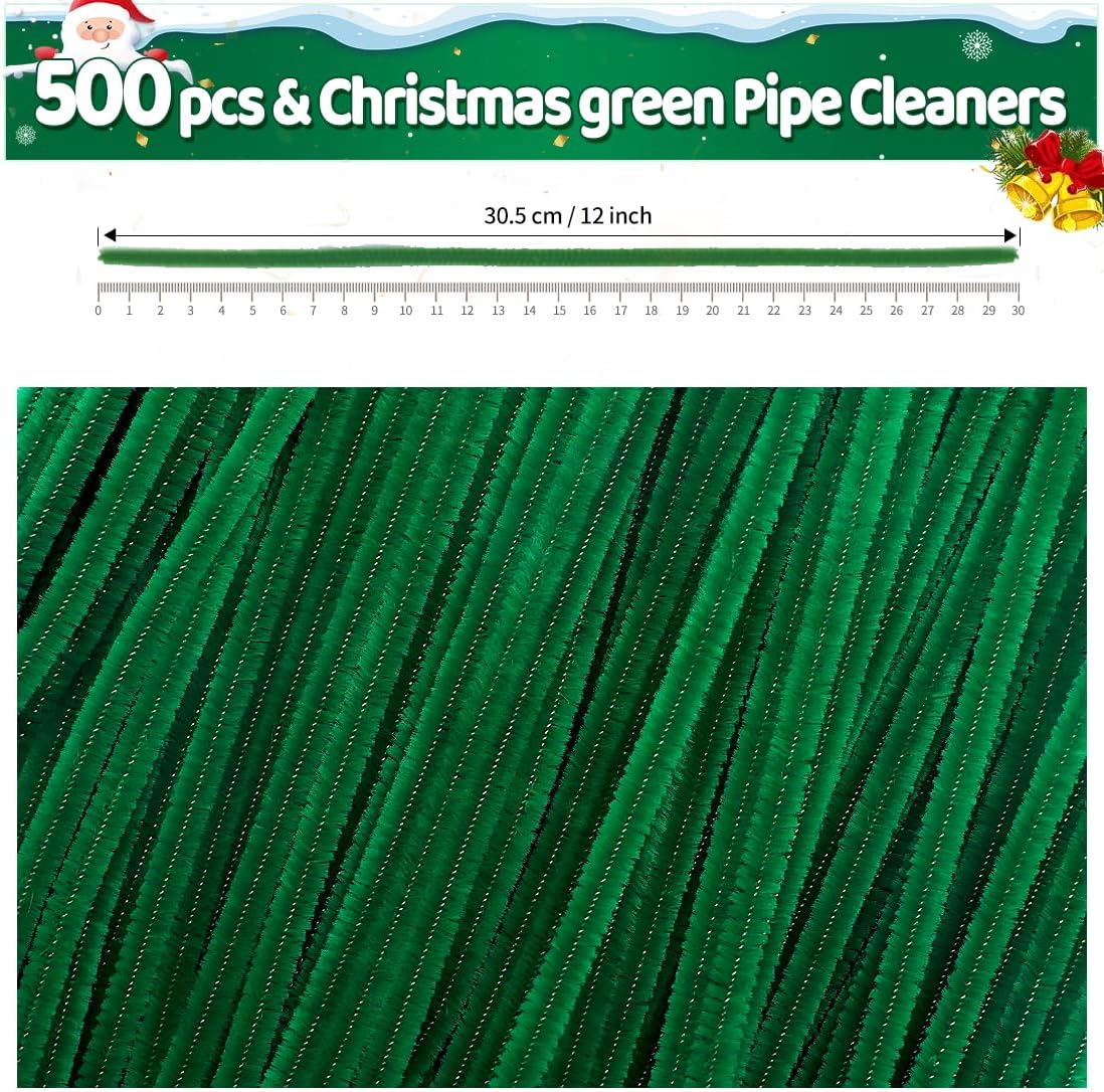 200pcs Yellow Pipe Cleaners, Chenille Stems, Pipe Cleaners for Crafts, Pipe Cleaner Crafts, Art and Craft Supplies.