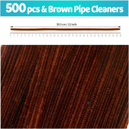 200pcs Yellow Pipe Cleaners, Chenille Stems, Pipe Cleaners for Crafts, Pipe Cleaner Crafts, Art and Craft Supplies.