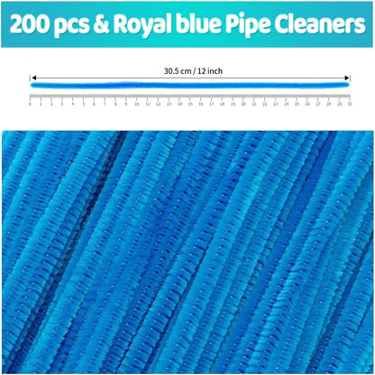 200pcs Yellow Pipe Cleaners, Chenille Stems, Pipe Cleaners for Crafts, Pipe Cleaner Crafts, Art and Craft Supplies.