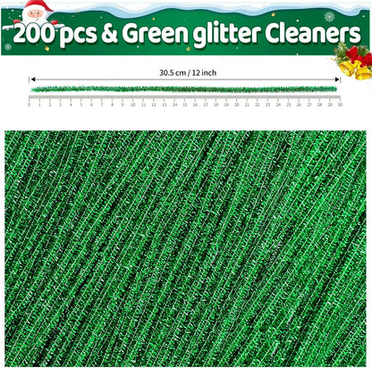 200pcs Yellow Pipe Cleaners, Chenille Stems, Pipe Cleaners for Crafts, Pipe Cleaner Crafts, Art and Craft Supplies.