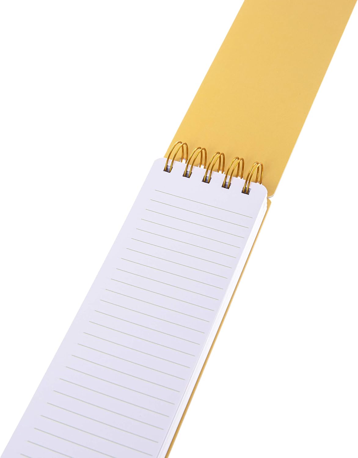 Graphique Reporter Journal, Lemon Design, Embellished Gold Foil Portable Notebook, 150 Lined Sheets, 3" x 8.75" - Perfect for Note Taking, List Making and Much More