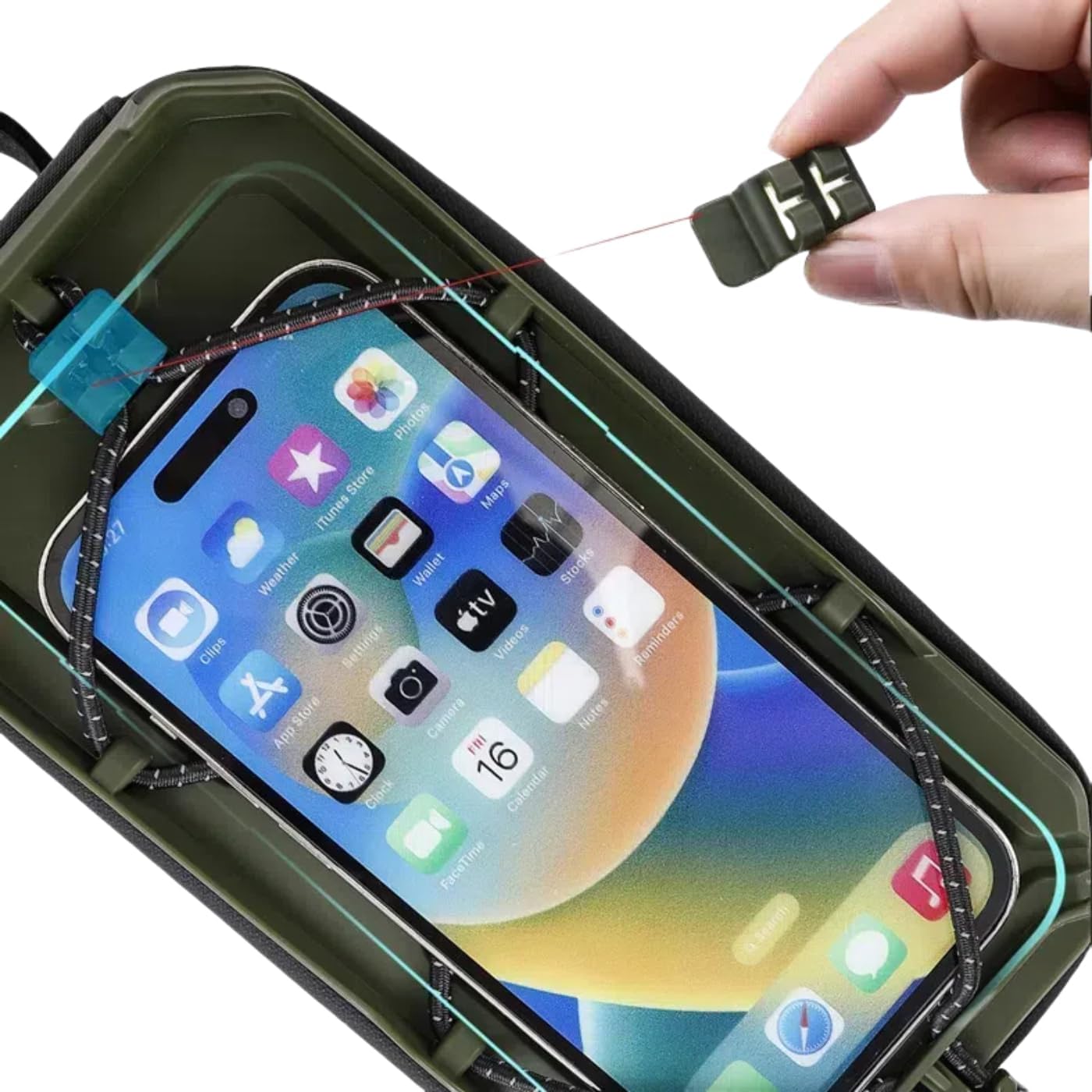 WILD MAN Bicycle Front Frame Bag Bike Bags for Cycling Waterproof Tube Bag Phone Holder Mount Cycling Pouch Compatible with Phones Under 6.8”(GX200,Yellow)