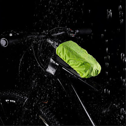 WILD MAN Bicycle Front Frame Bag Bike Bags for Cycling Waterproof Tube Bag Phone Holder Mount Cycling Pouch Compatible with Phones Under 6.8”(GX200,Yellow)