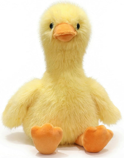Plush Duck Stuffed Animal - Ultra Soft & Huggable, 14 Inch Cuddly Duck Buddy for Boys & Girls, for Birthday/Christmas/Valentine‘s Day (Yellow)
