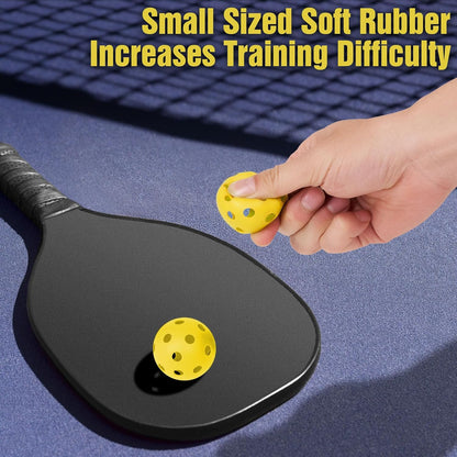 Mini Pickleball Training Balls - Warm Up Pickleball Drills, Enhance Reaction Time & Hand-Eye Coordination | Ideal Gift for All Ages and Skill Level