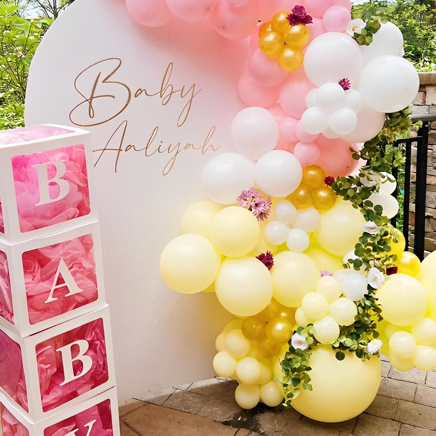 110pcs Pastel Yellow Light Yellow Latex Party Balloons, 12inch | for Graduation, Easter, Wedding, Birthday, Bridal Shower, Sunflower Party, Baby Shower, Anniversary Party Decorations