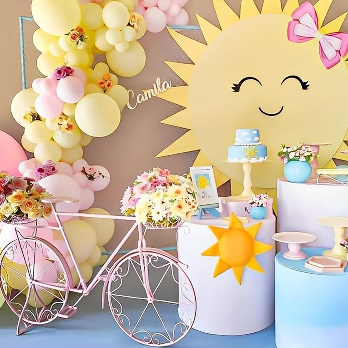 110pcs Pastel Yellow Light Yellow Latex Party Balloons, 12inch | for Graduation, Easter, Wedding, Birthday, Bridal Shower, Sunflower Party, Baby Shower, Anniversary Party Decorations