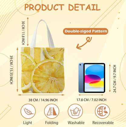 Blue Beach Tote Bag for Women, Girly Preppy Blue Striped Beachy Canvas Tote Bag
