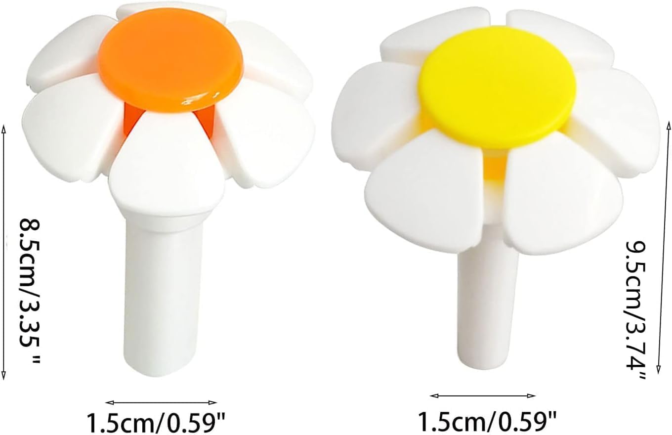 Yellow Pet Water Fountain Nozzle Replacement Flower for Head for Cat Fountain Automatic Drinking Water Dispenser Pet Water Fountain Flower Top Replacement Fountain Parts