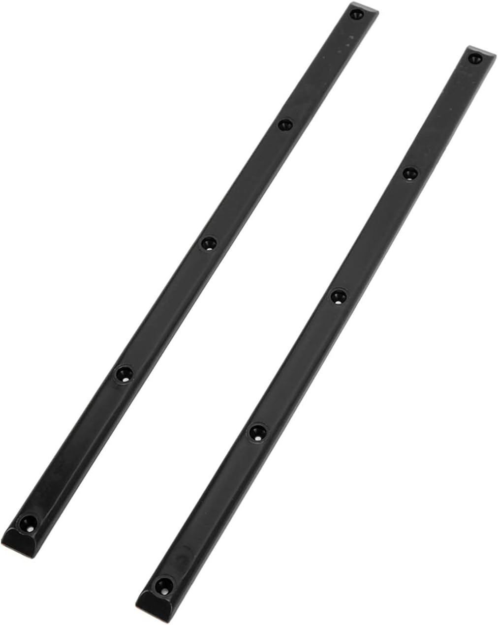 Skateboard Rails, 35.7x1.8cm/14.1x0.7in POM Skateboard Deck Guards Protector Longboard Rib Bones Rails Bumper Sleeve Strip for Skateboards Decks Cruiser