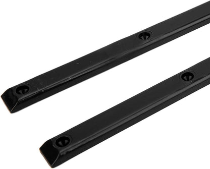 Skateboard Rails, 35.7x1.8cm/14.1x0.7in POM Skateboard Deck Guards Protector Longboard Rib Bones Rails Bumper Sleeve Strip for Skateboards Decks Cruiser