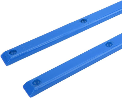 Skateboard Rails, 35.7x1.8cm/14.1x0.7in POM Skateboard Deck Guards Protector Longboard Rib Bones Rails Bumper Sleeve Strip for Skateboards Decks Cruiser