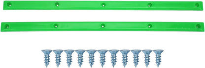 Skateboard Rails, 35.7x1.8cm/14.1x0.7in POM Skateboard Deck Guards Protector Longboard Rib Bones Rails Bumper Sleeve Strip for Skateboards Decks Cruiser