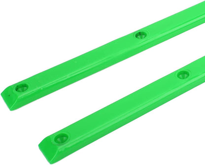 Skateboard Rails, 35.7x1.8cm/14.1x0.7in POM Skateboard Deck Guards Protector Longboard Rib Bones Rails Bumper Sleeve Strip for Skateboards Decks Cruiser