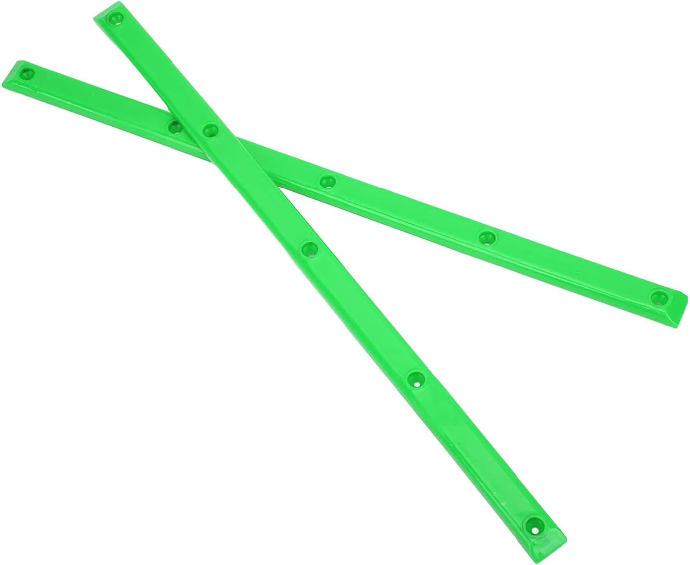 Skateboard Rails, 35.7x1.8cm/14.1x0.7in POM Skateboard Deck Guards Protector Longboard Rib Bones Rails Bumper Sleeve Strip for Skateboards Decks Cruiser