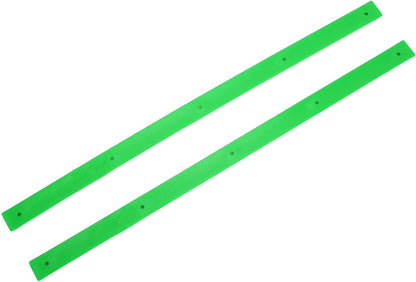 Skateboard Rails, 35.7x1.8cm/14.1x0.7in POM Skateboard Deck Guards Protector Longboard Rib Bones Rails Bumper Sleeve Strip for Skateboards Decks Cruiser