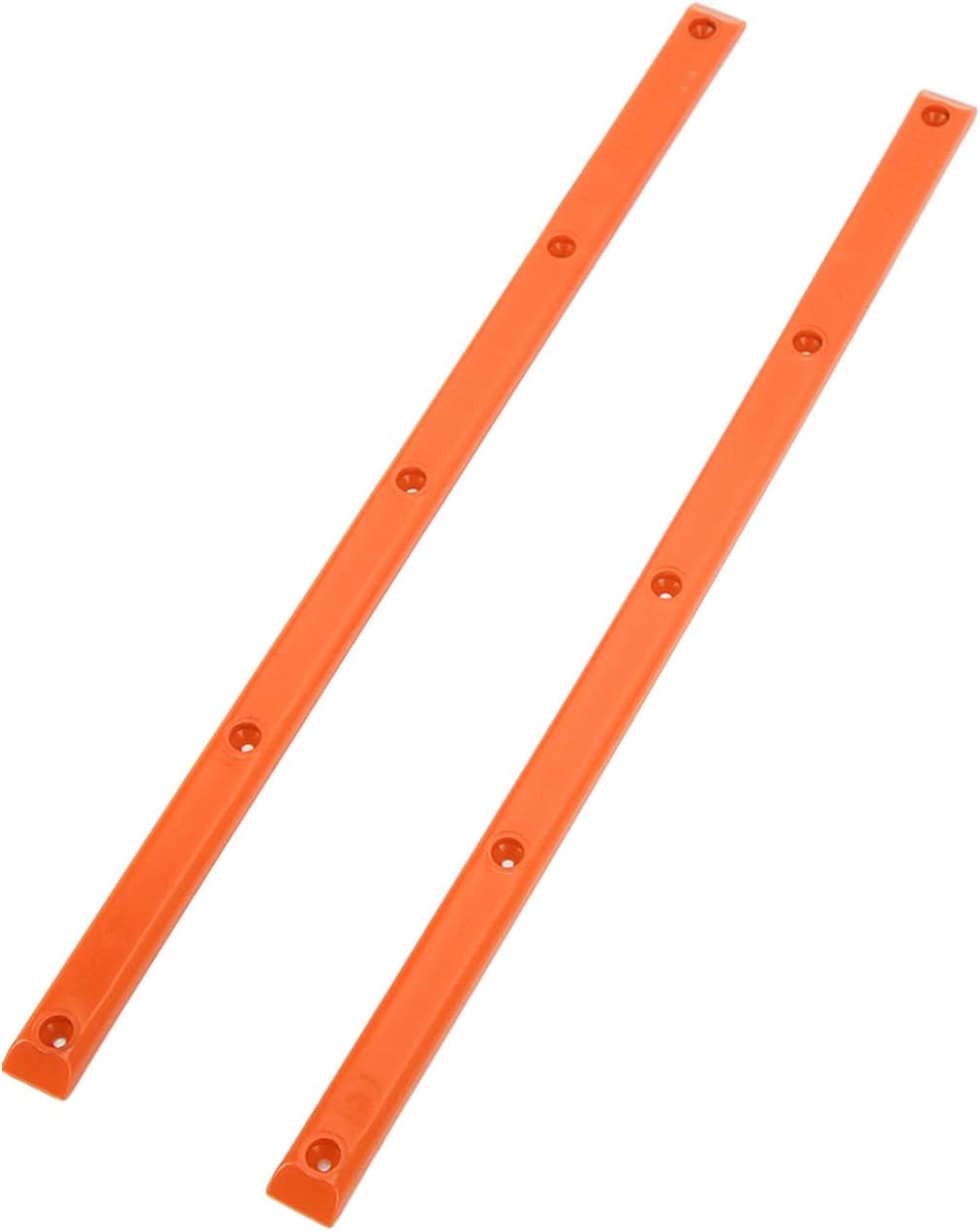 Skateboard Rails, 35.7x1.8cm/14.1x0.7in POM Skateboard Deck Guards Protector Longboard Rib Bones Rails Bumper Sleeve Strip for Skateboards Decks Cruiser