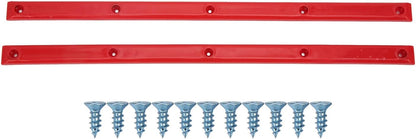 Skateboard Rails, 35.7x1.8cm/14.1x0.7in POM Skateboard Deck Guards Protector Longboard Rib Bones Rails Bumper Sleeve Strip for Skateboards Decks Cruiser