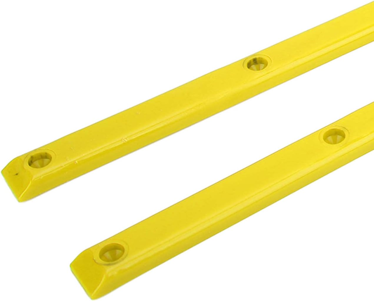 Skateboard Rails, 35.7x1.8cm/14.1x0.7in POM Skateboard Deck Guards Protector Longboard Rib Bones Rails Bumper Sleeve Strip for Skateboards Decks Cruiser