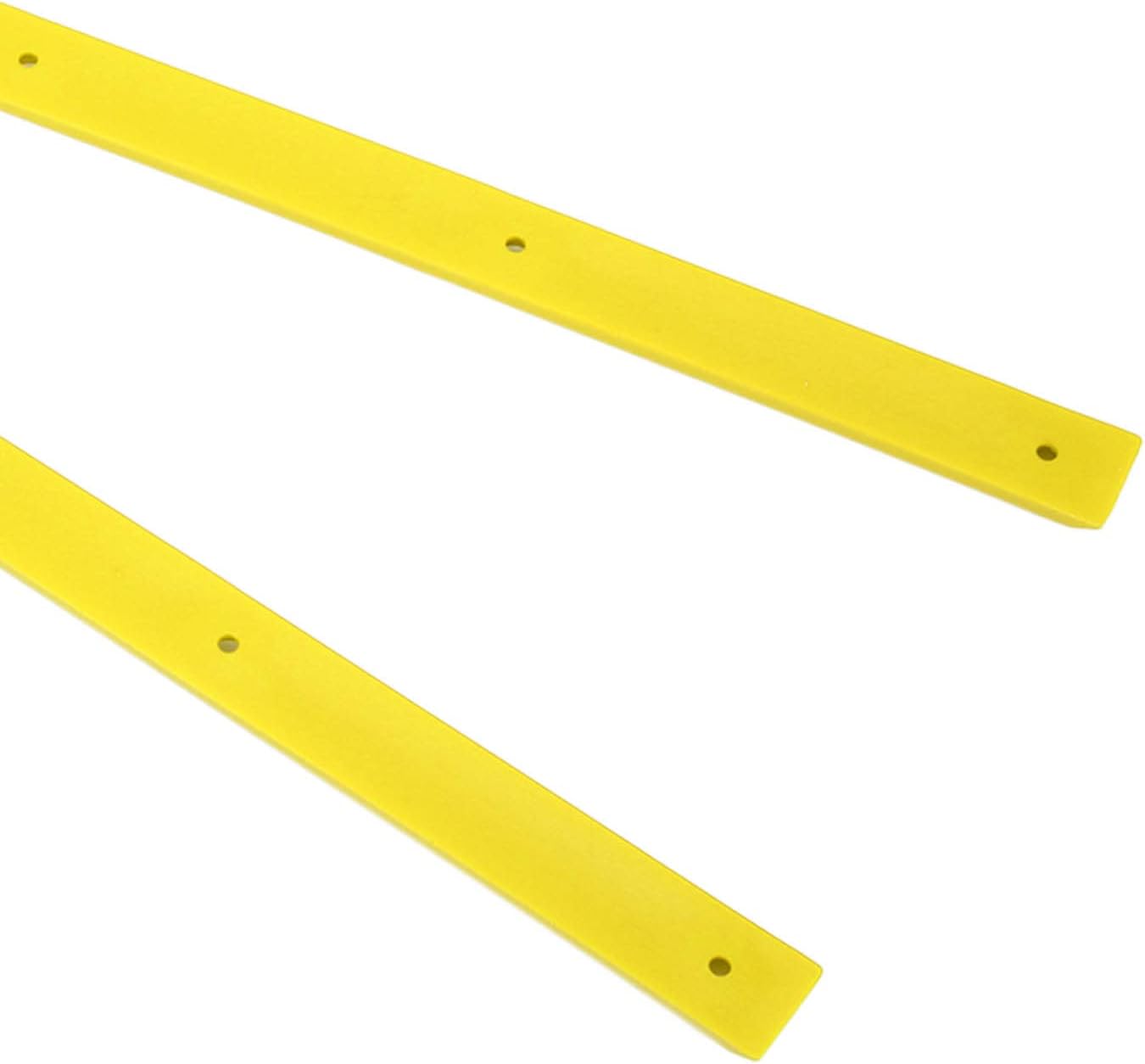 Skateboard Rails, 35.7x1.8cm/14.1x0.7in POM Skateboard Deck Guards Protector Longboard Rib Bones Rails Bumper Sleeve Strip for Skateboards Decks Cruiser