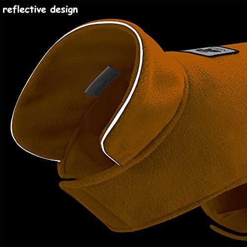 Creation Core Windproof Plush with Sport Vest Dog Clothes Night Reflective Jacket Pet Keep Warm Jacket No Pull No Choke Design Eco-Friendly for Small and Large Big Dog(Yellow XL)