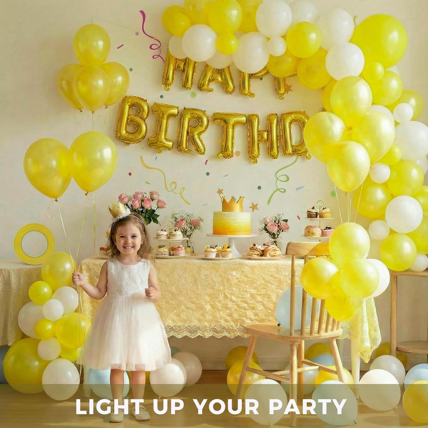 110 PCS Lemon Yellow Balloons, 12 Inch Bright Yellow Latex | Birthday Bridal Shower Wedding, Sunflower Bridal Shower Hawaiian Beach Lemon Theme Party Decorations