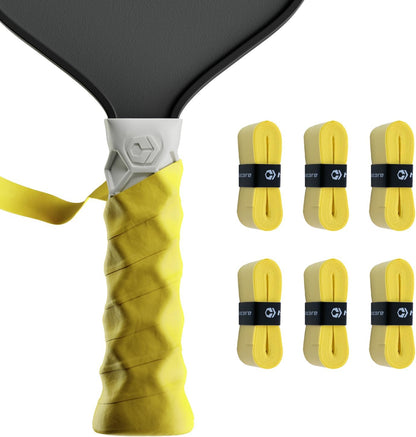Hesatac Overgrip Tape – for Pickleball, Padel & Tennis – Made for Grips – Sweat Absorbing, Soft, Anti-Slip, Stretchable Overgrip