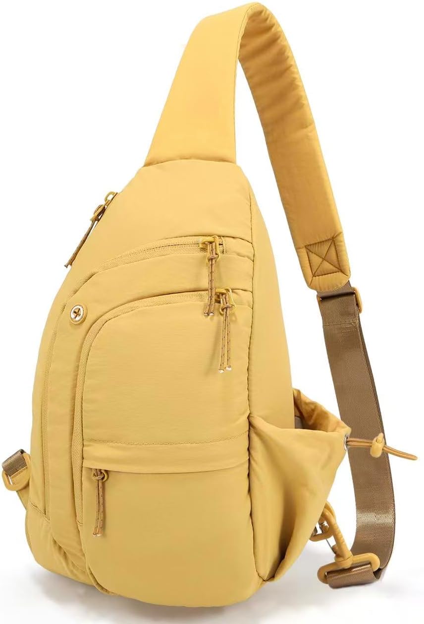 Sling Bag for Women, Anti-Theft RFID Nylon Crossbody Purse with Adjustable Strap for Travel & Shopping